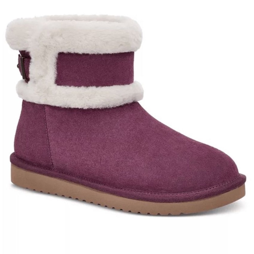 Koolaburra by UGG Plum Barlee Mini Suede Boots - Picture 6 of 7
